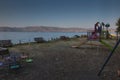 The shore of the high lake of Sevan Royalty Free Stock Photo