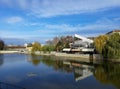 The shore of the lake in Arad city - Romania