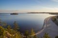 Shore Lake Ladoga Skerries Karelia Russia