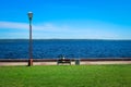 The shore of Lake Onega is a place for reflection