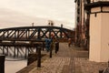 the shore leith old bridge Royalty Free Stock Photo