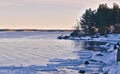 Mini icebergs breaking away Royalty Free Stock Photo