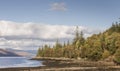 Shore of Loch Linnhe in Scotland. Royalty Free Stock Photo