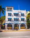 Shore Park Hotel on Ocean Drive at Miami Beach - MIAMI, FLORIDA - FEBRUARY 14, 2022