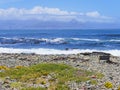 From the shore of Robben Island to a hazy Cape Town