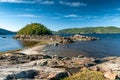 Shore of the Saguenay Fjord Royalty Free Stock Photo