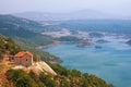 Shore of Salt Lake Slansko Jezero. Niksic, Montenegro