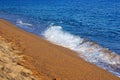 Costa Brava Spain beach sea Dorada summer sand background ocean nature water blue travel tropical vacation coast beautiful view Royalty Free Stock Photo