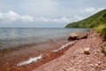 The shore of Tanganyika Lake in Kigoma city, Tanzania. Royalty Free Stock Photo