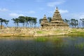 Shore Temple - Mamallapuram - Tamil Nadu - India Royalty Free Stock Photo