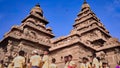 Shore temple with school children