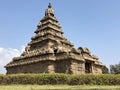 Shore temple in Mahabalipuram, Tamilnadu Royalty Free Stock Photo