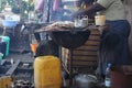 On the shore of Wouri, Douala, Cameroun