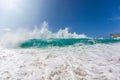 Shorebreak Wave Crest Royalty Free Stock Photo