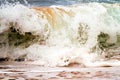 Shorebreak / Wave in Hawaii Royalty Free Stock Photo