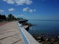 The shorefront promenade of Campeche in Mexico Royalty Free Stock Photo