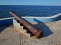 The shorefront promenade of Campeche in Mexico Royalty Free Stock Photo