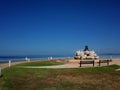 The shorefront promenade of Campeche in Mexico