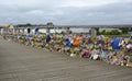 Shoreham Airshow Disaster floral tribute