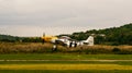 Shoreham Airshow 2014 - P51D Mustang Landing Royalty Free Stock Photo