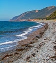 Shoreline Along The Cabot Trail In Nova Scotia, Canada Royalty Free Stock Photo