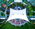 Shoreline Amphitheatre seen from the above