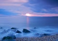 Shoreline at dusk Royalty Free Stock Photo