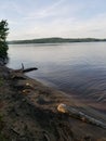 Shoreline at dusk in Ontario