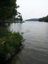 Island Shoreline in Lake of Bays Royalty Free Stock Photo