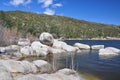 Shoreline of Hemet Lake Royalty Free Stock Photo