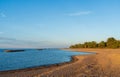 Shoreline at Presque Isle, Erie, PA Royalty Free Stock Photo
