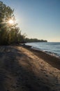 Shoreline at Presque Isle, Erie, PA Royalty Free Stock Photo