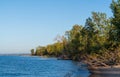 Shoreline at Presque Isle, Erie, PA Royalty Free Stock Photo