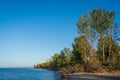 Shoreline at Presque Isle, Erie, PA Royalty Free Stock Photo
