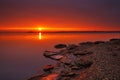 Shoreline Sunrise Royalty Free Stock Photo