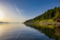 Shoreline of Vesuvius Bay on Salt Spring Island, BC, Canada