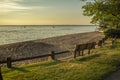 Shoreline View of Verona Beach