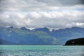 Alaska from the side of a cruise ship Royalty Free Stock Photo