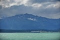 Alaska from the side of a cruise ship Royalty Free Stock Photo