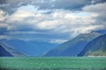 Alaska from the side of a cruise ship Royalty Free Stock Photo