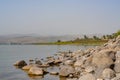 The shores of Lake Tiberias in Galilee