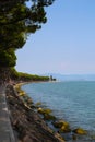 On the shores of Peschiera, Lake Garda