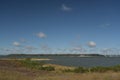 Shores of Poole harbour from Studland Heath near Swanage on Dorset Coast Royalty Free Stock Photo