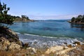 Shores of the Whalers Cove in Point Lobos State Reserve - California, USA Royalty Free Stock Photo