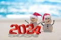 Shoreside Snowman: Seaside Celebration of 2024