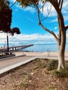 Shorncliffe Pier ocean Brisbane Australia Royalty Free Stock Photo