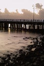 Shorncliffe Pier Sunrise Series Royalty Free Stock Photo