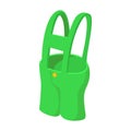 Short green pants cartoon icon