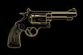 short gun revolver Royalty Free Stock Photo