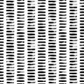 Short horizontal lines hand drawn seamless pattern Royalty Free Stock Photo